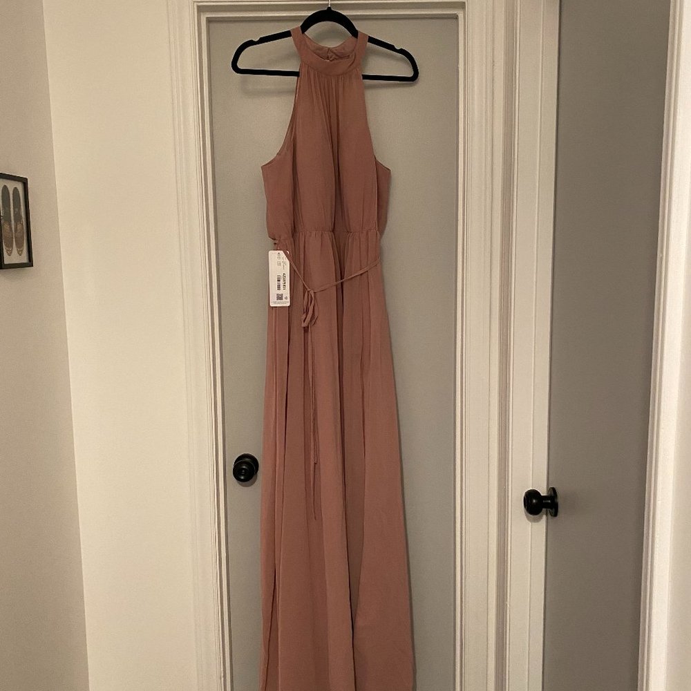 Azazie Charlene Dress Dusty Rose Size 14